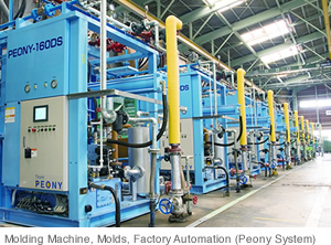 Molding Machine, Molds, Factory Automation (Peony System)
