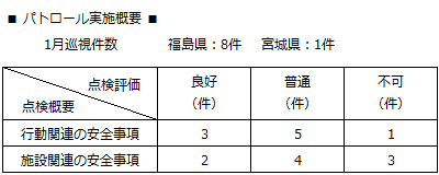 パトロール実施概要