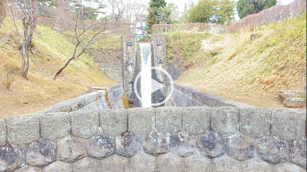 安積疏水麓山の飛瀑