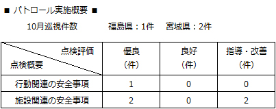 パトロール実施概要